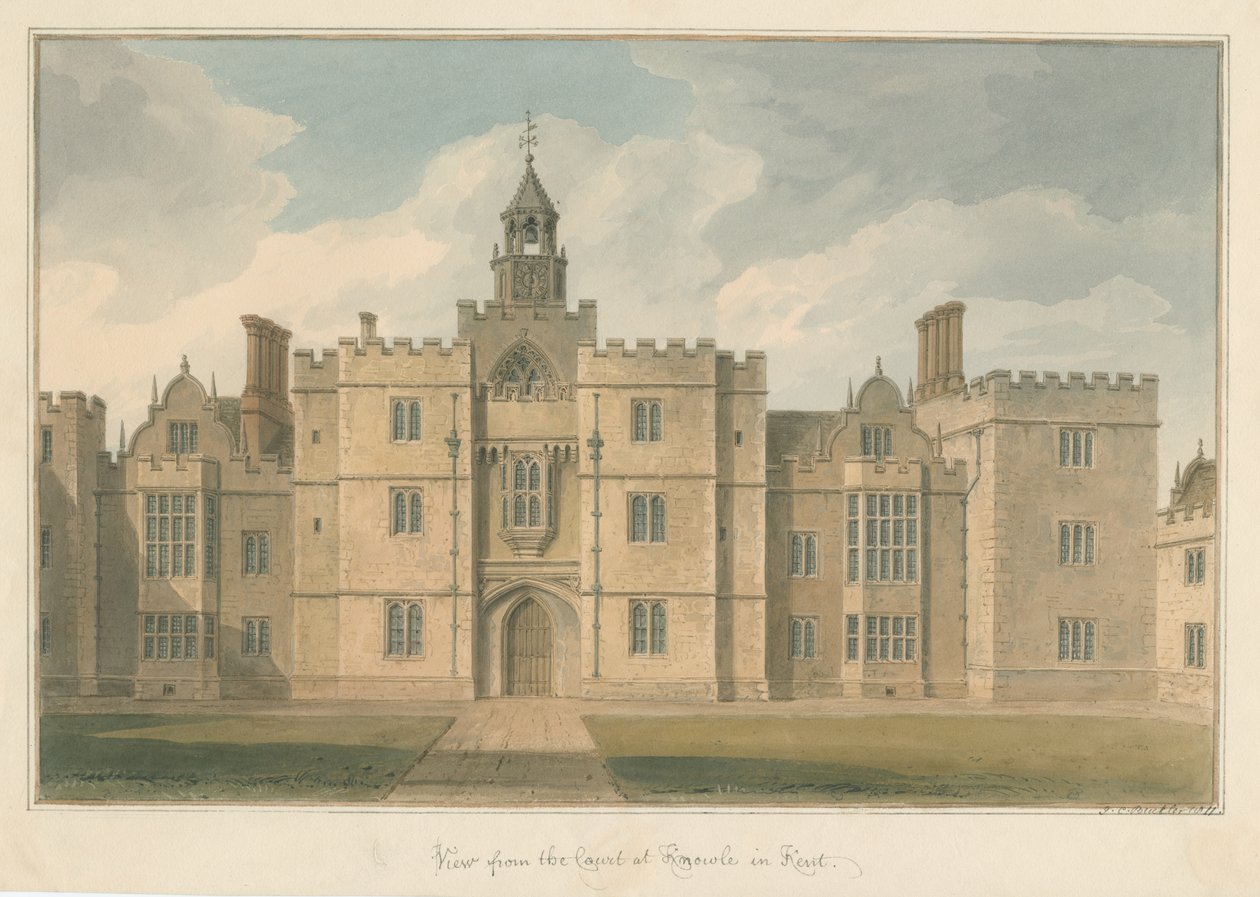 Kent - Knowle, 1811 autorstwa John Buckler