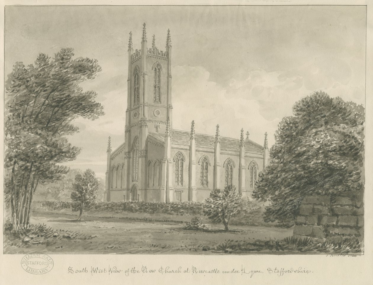 Newcastle-under-Lyme – „Św. Jerzego” autorstwa John Buckler