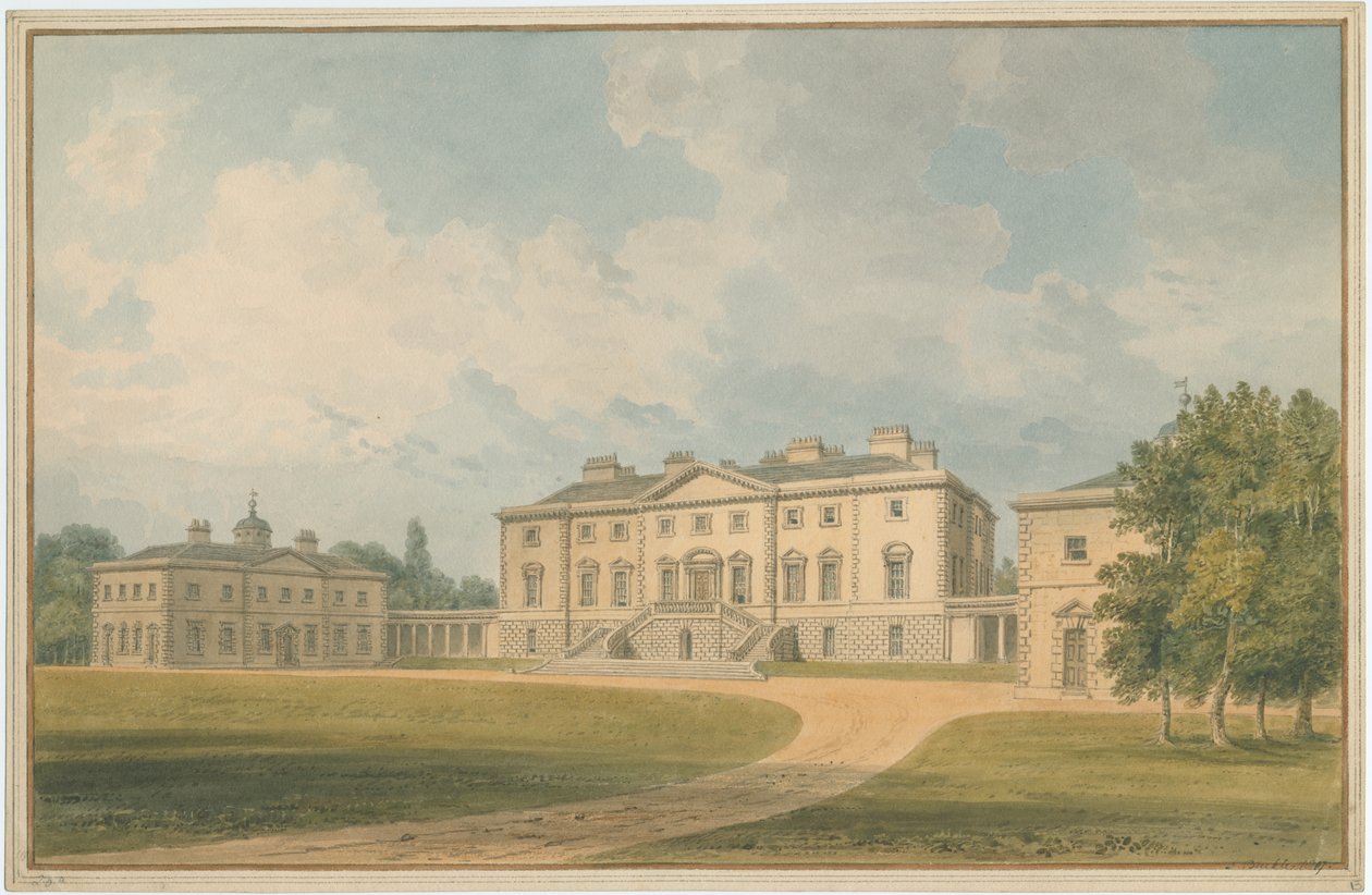 Sussex - Sala w nieznanym miejscu, 1807 autorstwa John Buckler