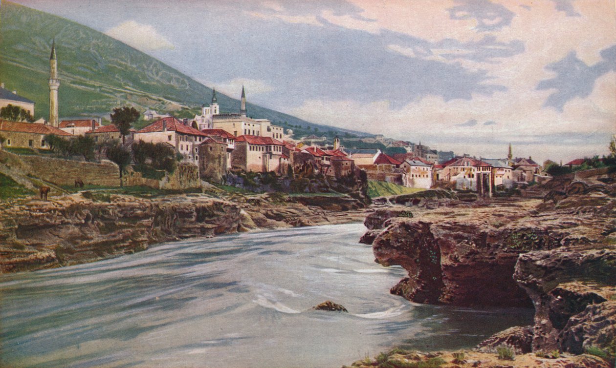 "Bośnia...", ok. 1920 r. autorstwa John Bushby