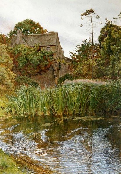 Jesienny ogród autorstwa John Byam Liston Shaw