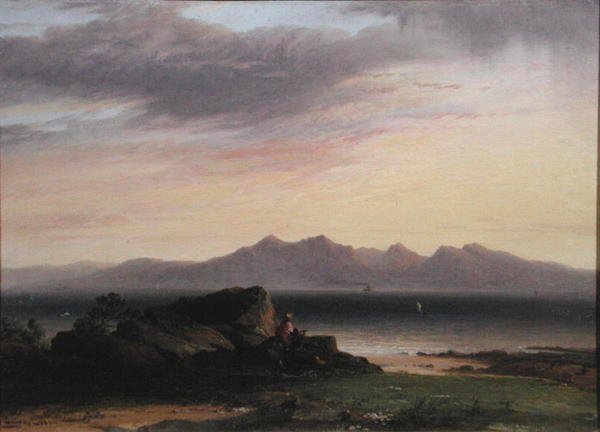 Arran, z Millport, Cumbrae autorstwa John Cairns