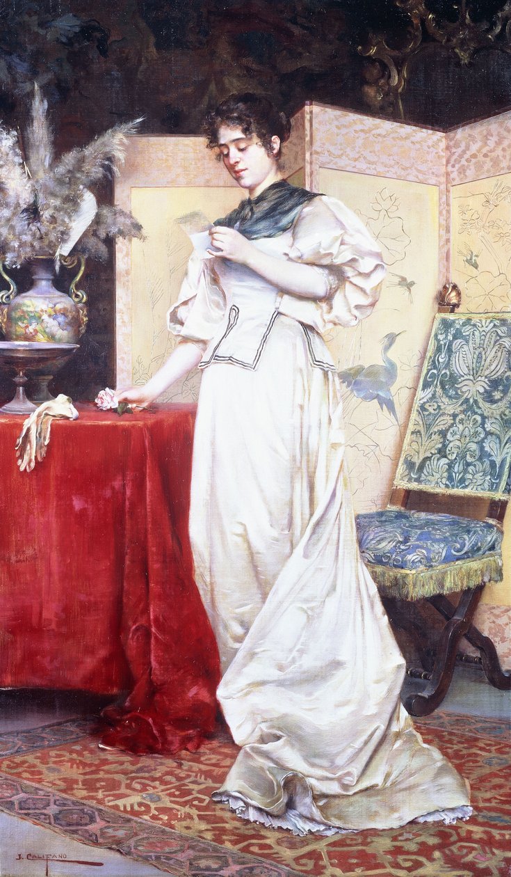 List miłosny, ok. 1890 r autorstwa John Califano