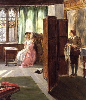 Mat ostatniego ruchu (2 szczegóły) autorstwa John Callcott Horsley
