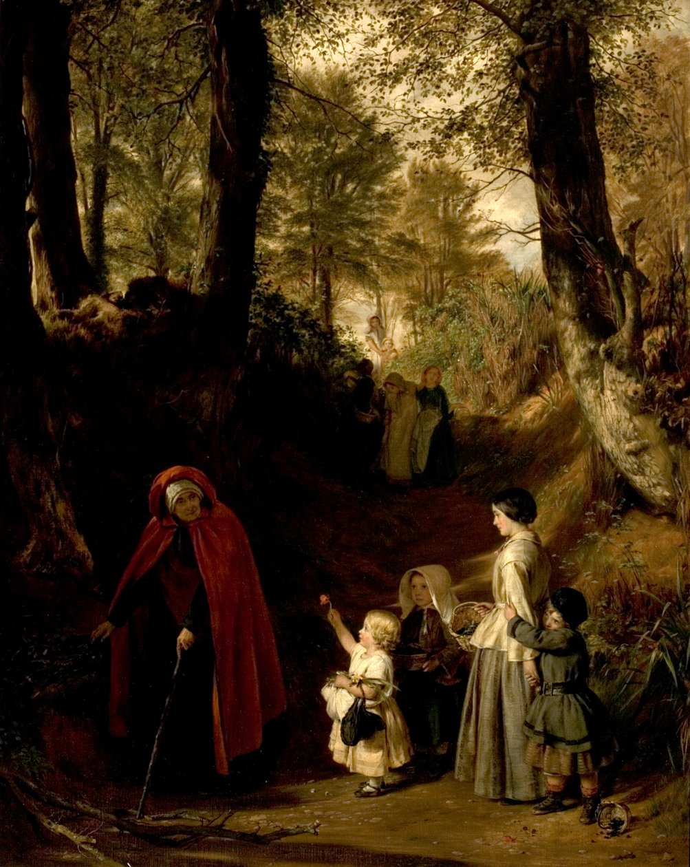 Młodość i wiek, 1857 autorstwa John Callcott Horsley