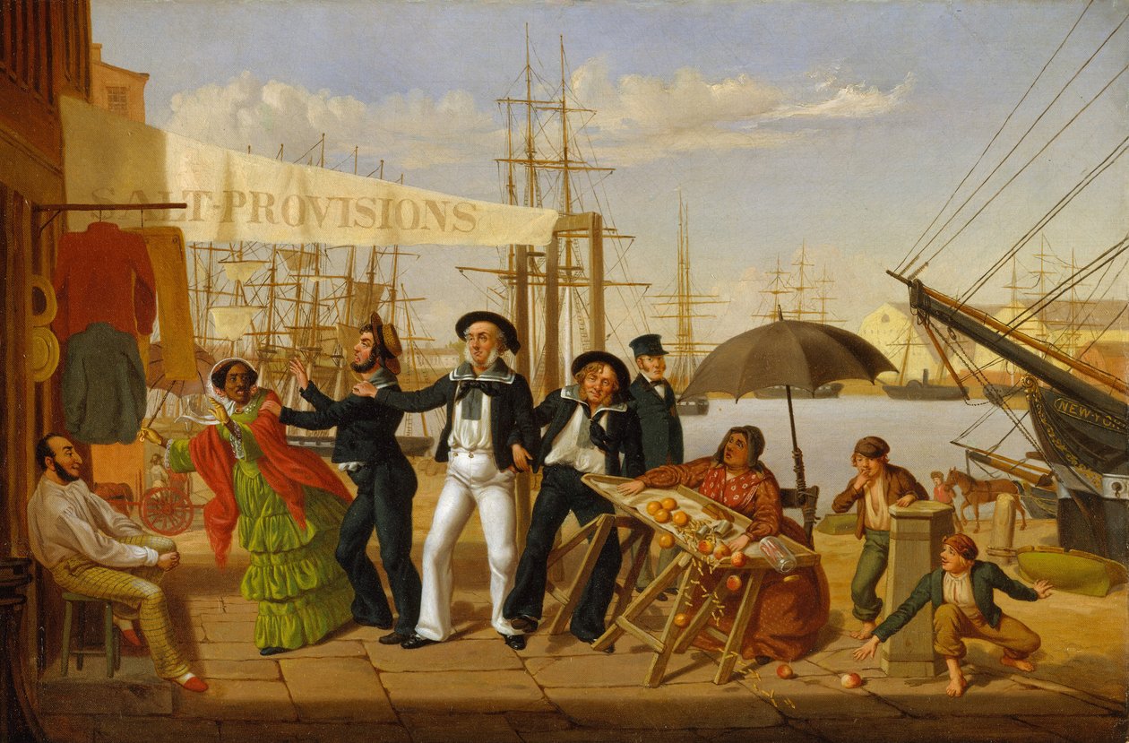 Po długim rejsie, 1857. autorstwa John Carlin