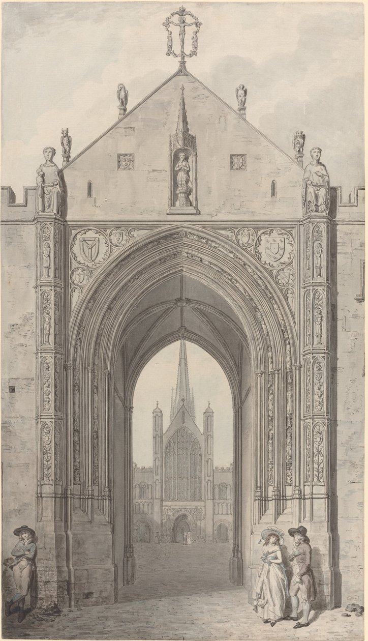 Brama Erpingham, Norwich autorstwa John Carter
