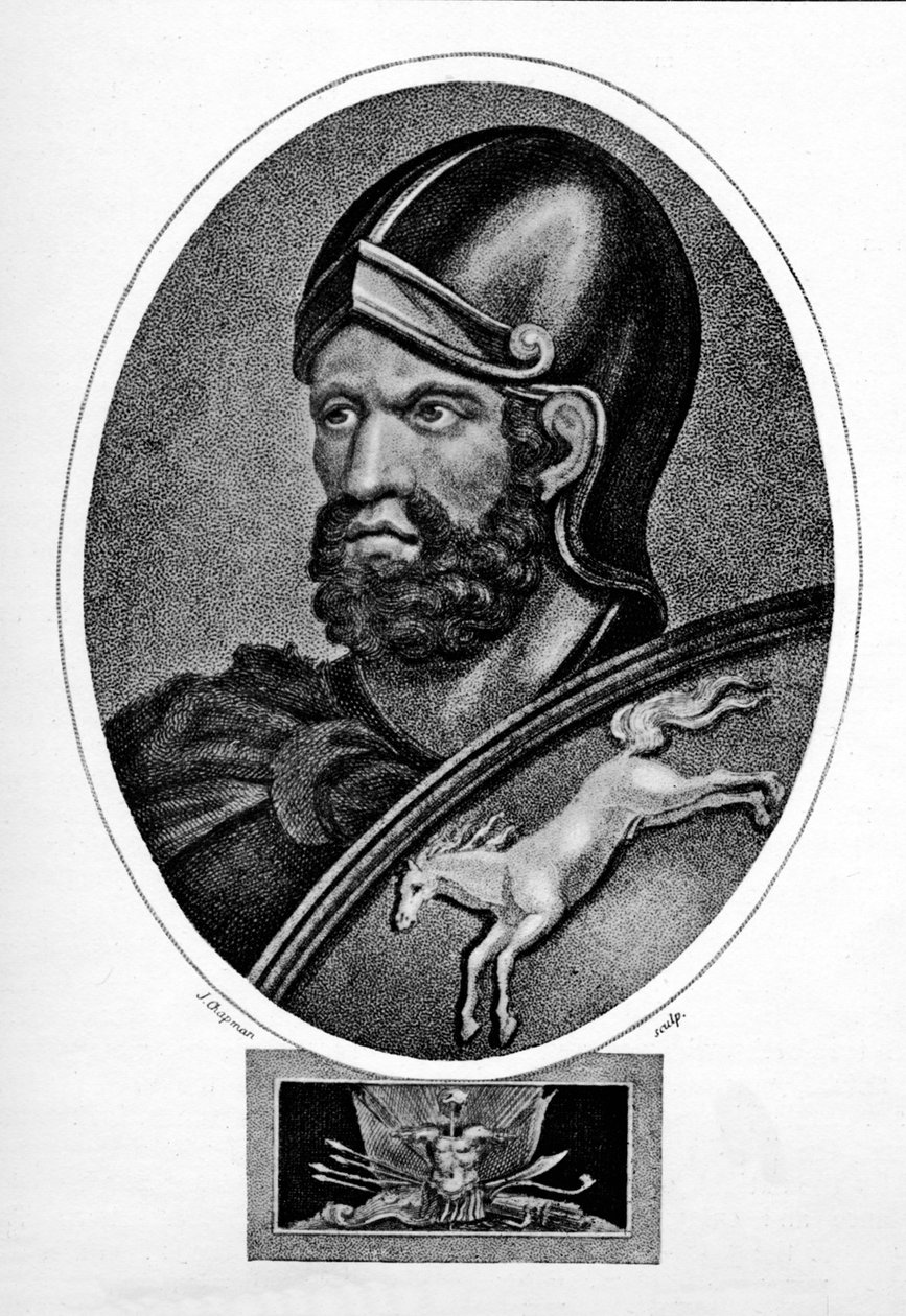 Hannibal, generał Kartaginy, ok. 1823, 1912 r. autorstwa John Chapman