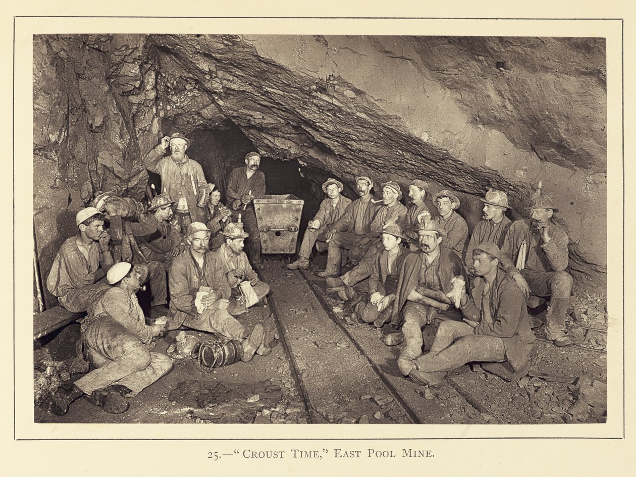 "Croust Time", kopalnia East Pool autorstwa John Charles Burrow