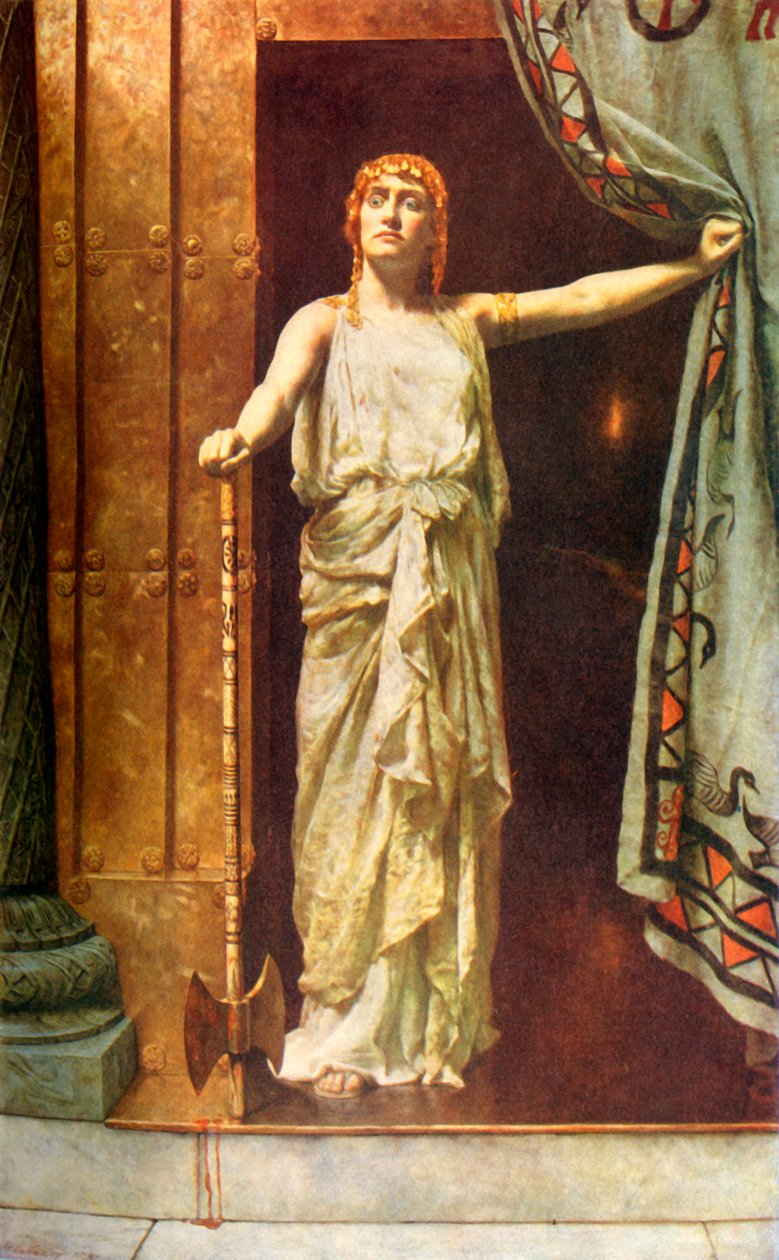 Klitajmestra, 1882, ok. 1915. autorstwa John Collier