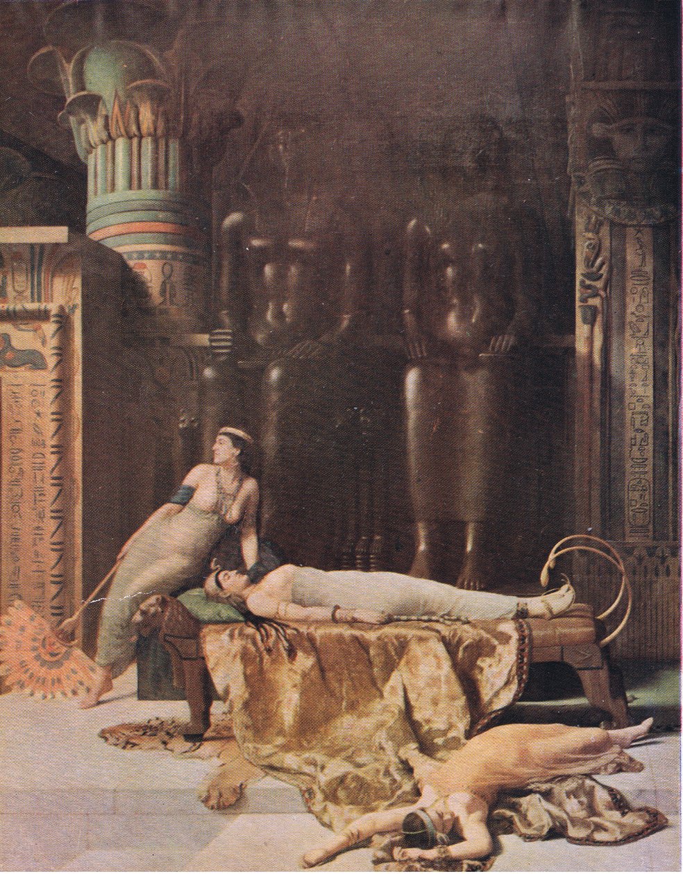 Śmierć Kleopatry autorstwa John Collier