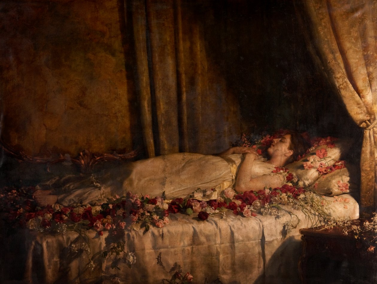 Śmierć Albina autorstwa John Collier