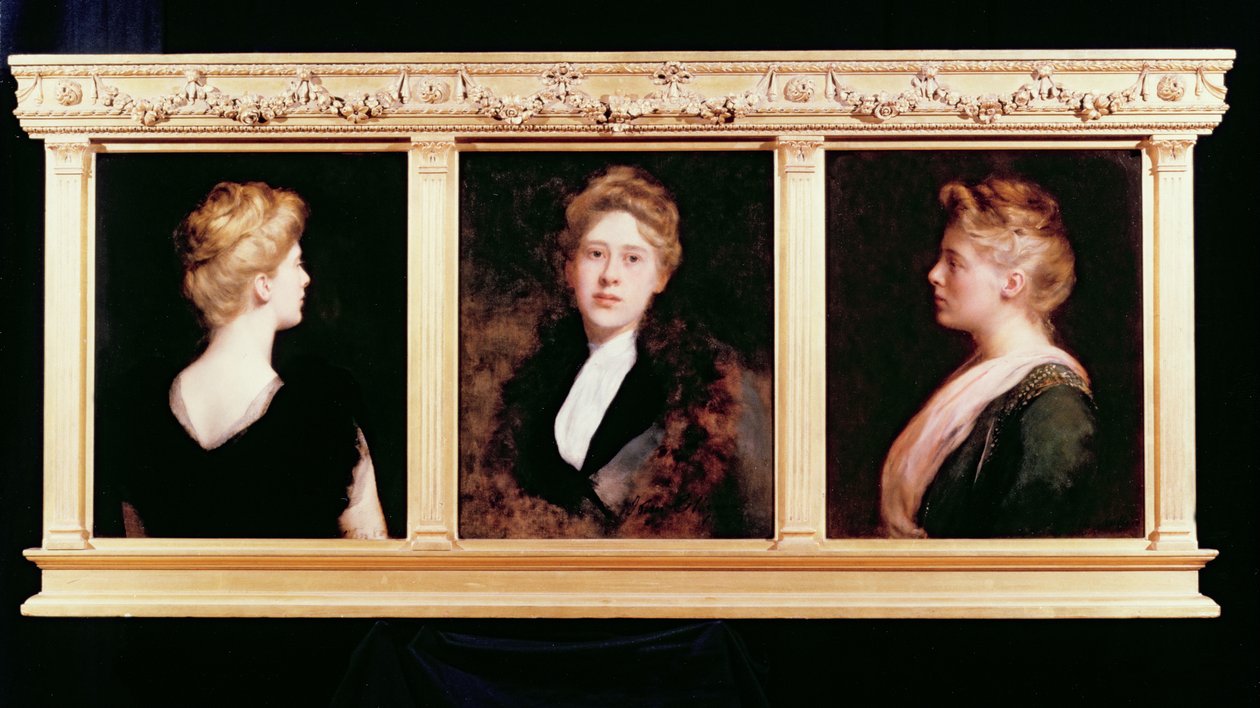 Potrójny portret kobiety autorstwa John Collier