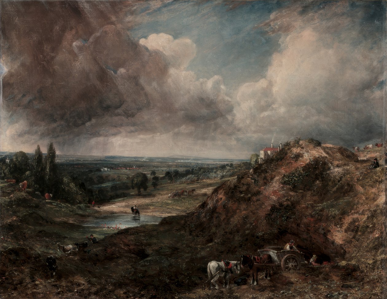 Staw Branch Hill, Hampstead autorstwa John Constable