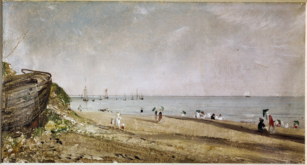 Plaża w Brighton (olej na płótnie) autorstwa John Constable