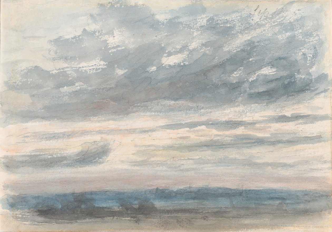 Studium chmur, 1830-35. autorstwa John Constable