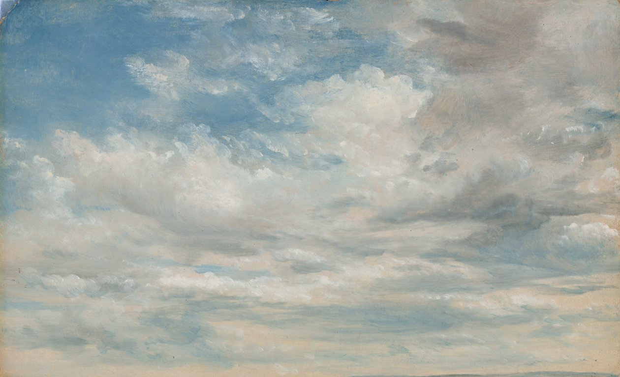Chmury autorstwa John Constable