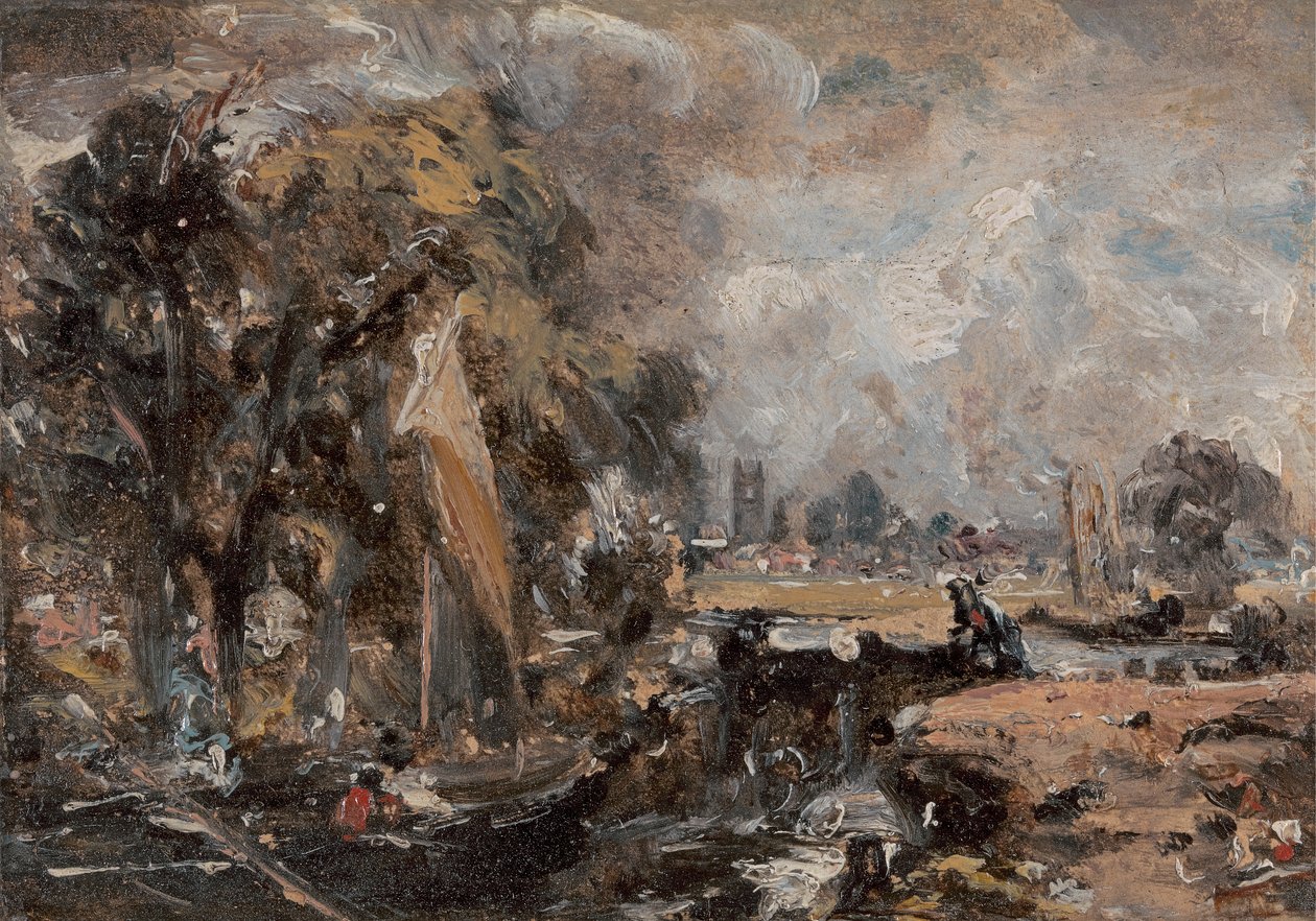 Zamek Dedham autorstwa John Constable