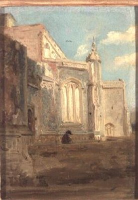 Kościół Wschodni Bergholt autorstwa John Constable