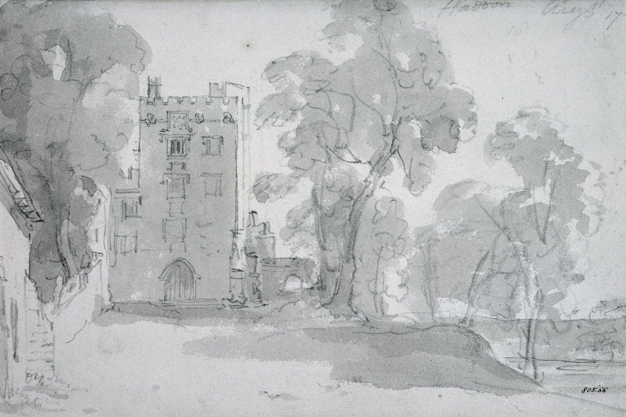 Haddon Hall autorstwa John Constable