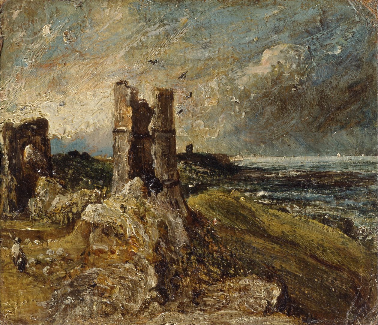 Zamek Hadleigh autorstwa John Constable