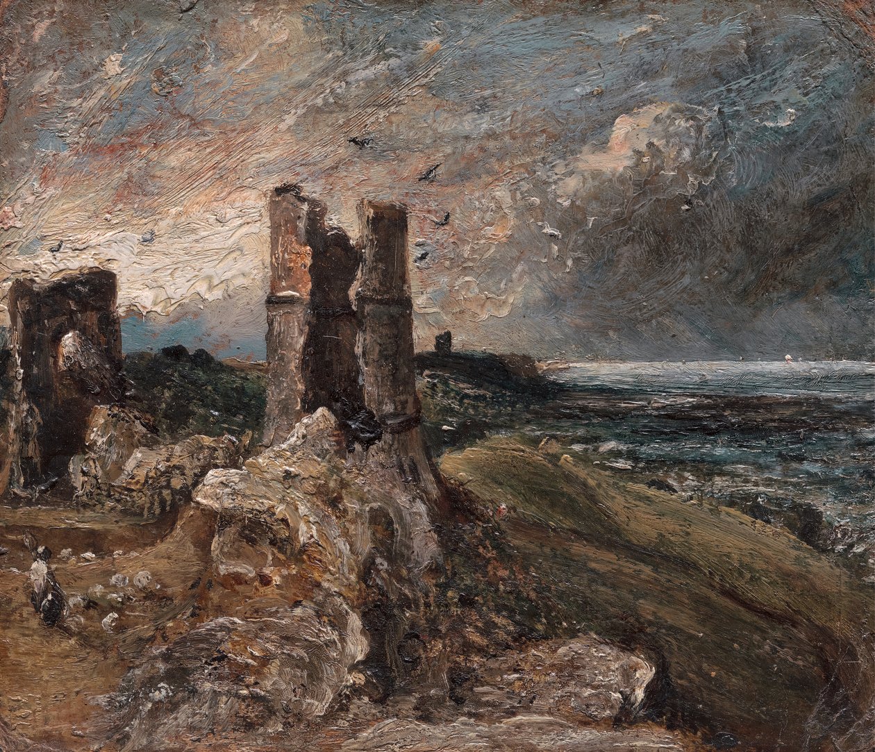 Zamek Hadleigh, 1828-1829. autorstwa John Constable