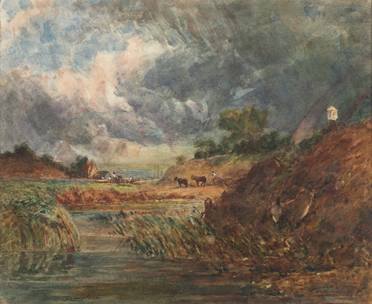 Hampstead Heath autorstwa John Constable
