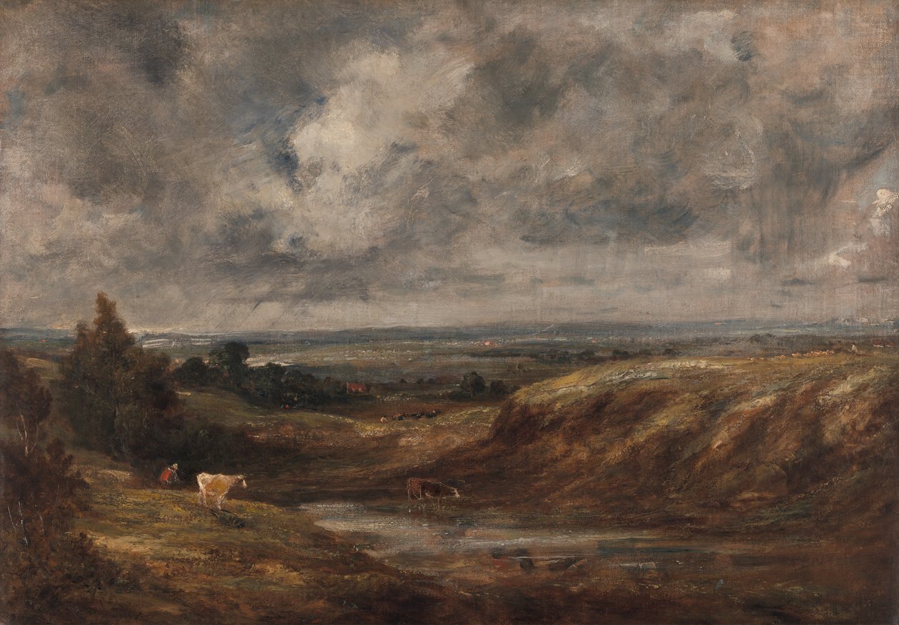 Hampstead Heath, 1825-1830. autorstwa John Constable
