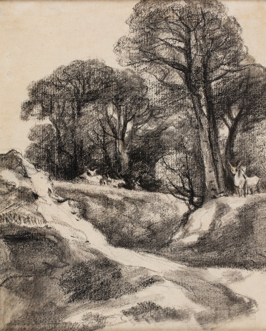 W Helmingham Park, Suffolk autorstwa John Constable