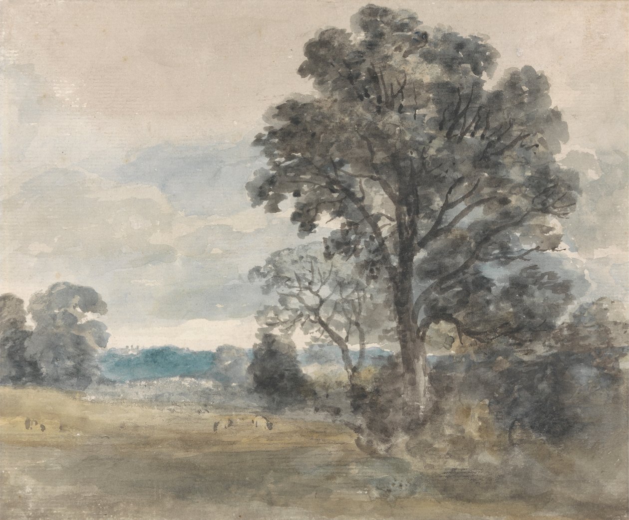 Krajobraz w East Bergholt autorstwa John Constable