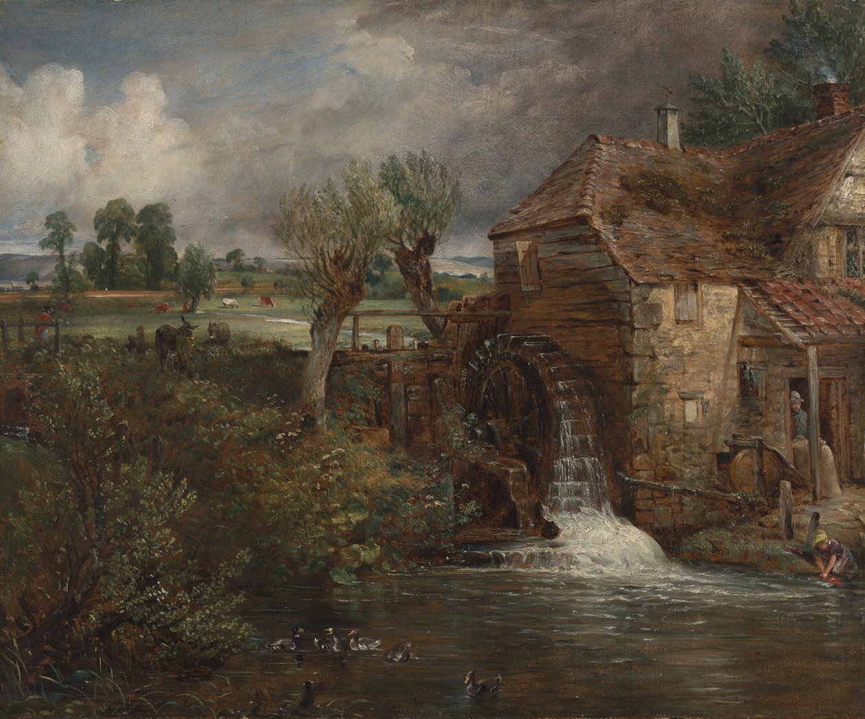 Parham Mill, Gillingham autorstwa John Constable