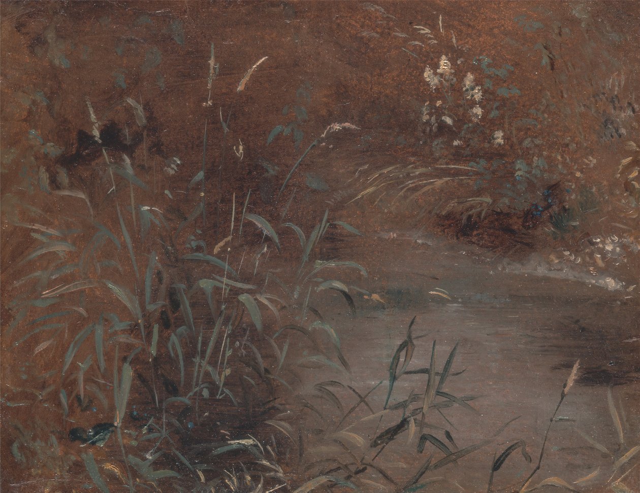 Sitowie przy basenie, ca. 1821. autorstwa John Constable
