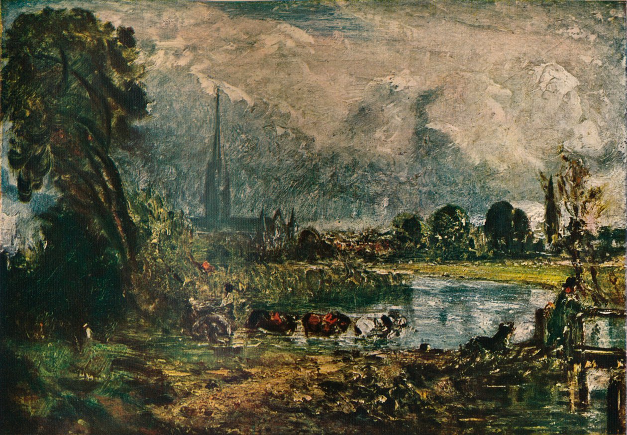 Katedra w Salisbury, ok. 1829 r. 1911 autorstwa John Constable