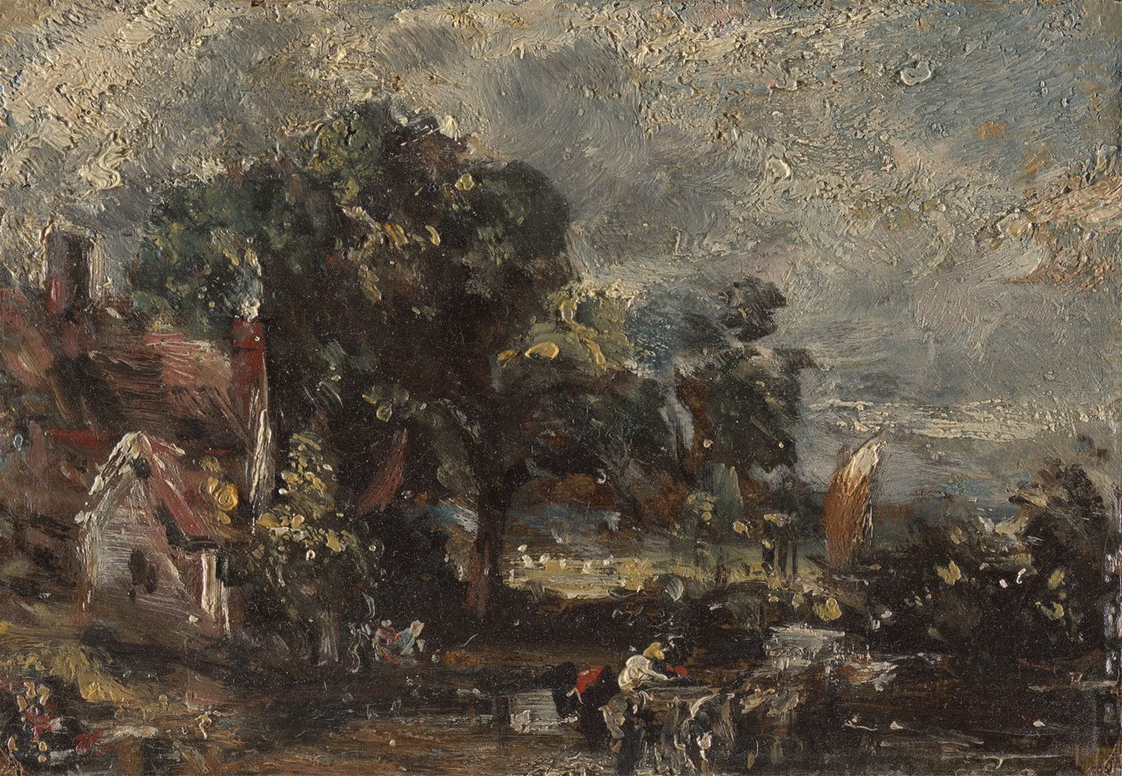 Szkic do „Wozu z sianem” autorstwa John Constable