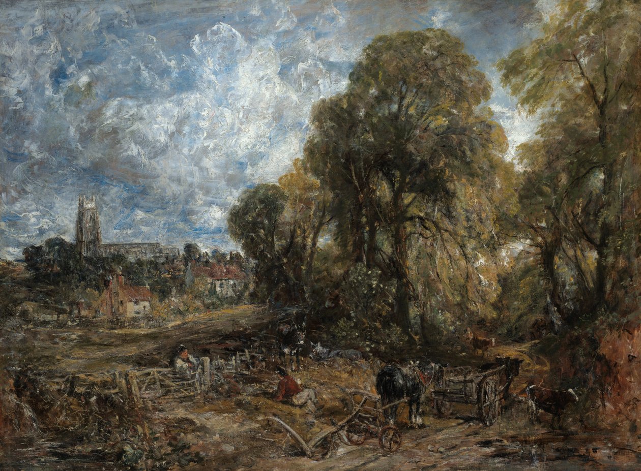 Stoke-by-Nayland autorstwa John Constable