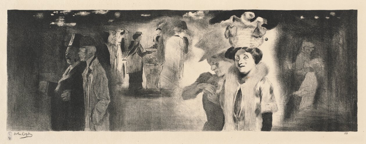 Scena nocna autorstwa John Copley