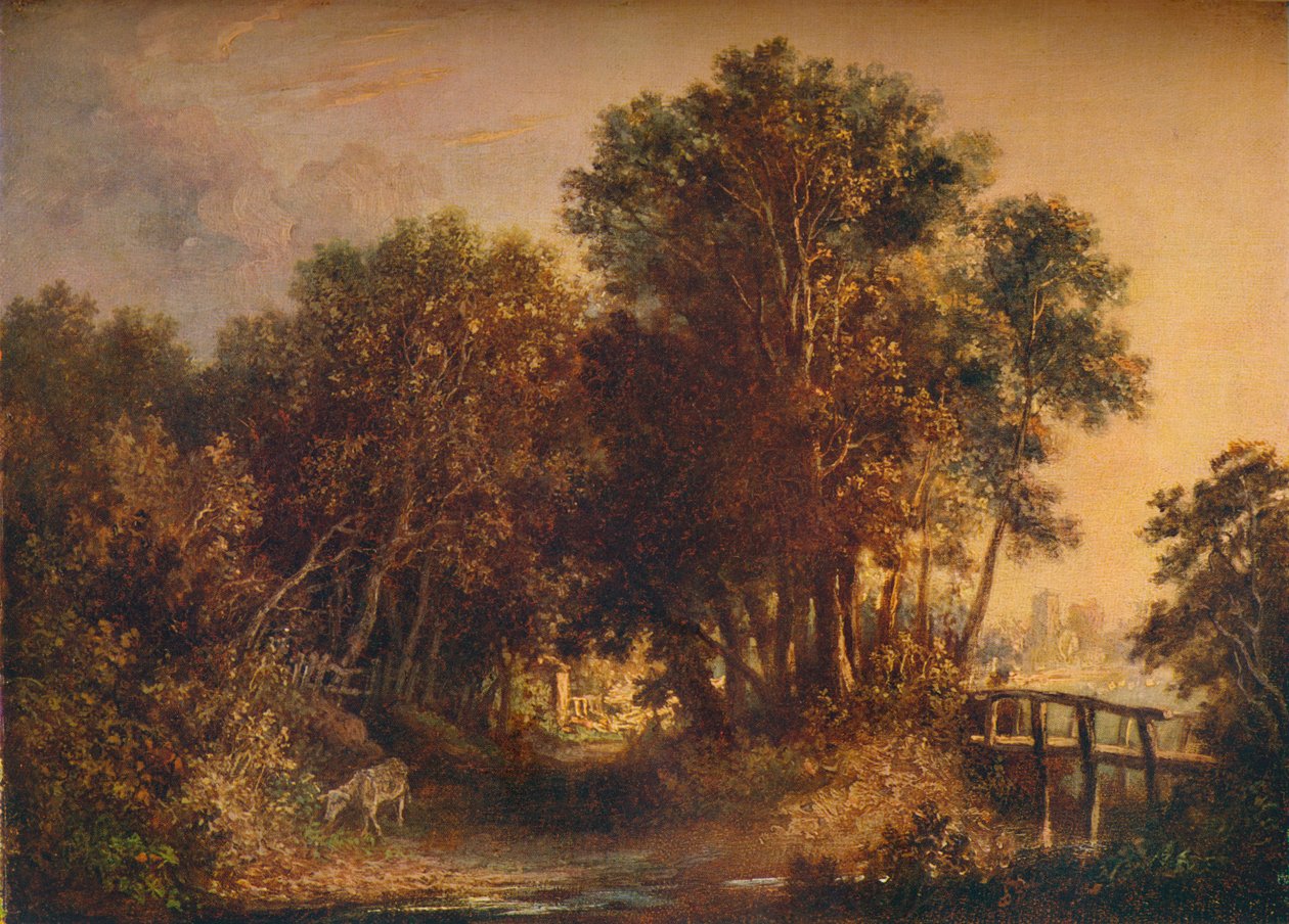 Zadrzewiona aleja, c1790 autorstwa John Crome