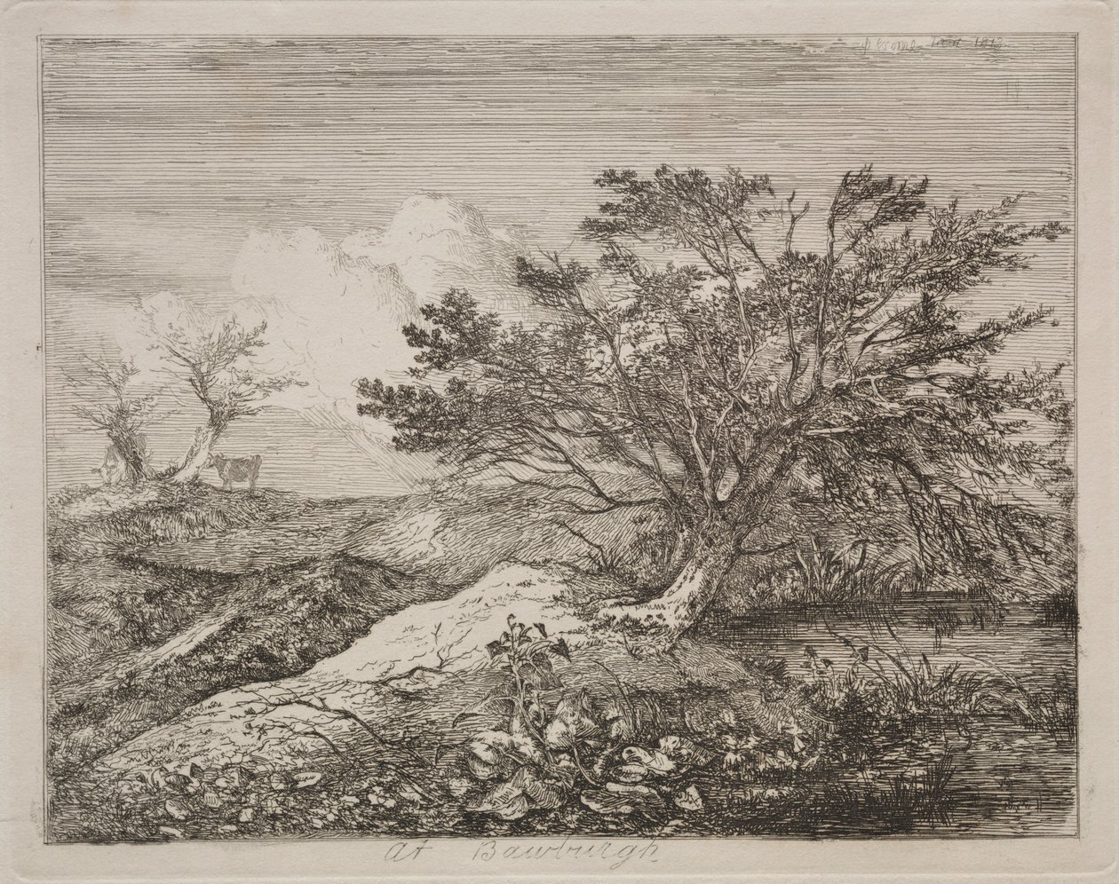 W Bawburgh, 1813. autorstwa John Crome