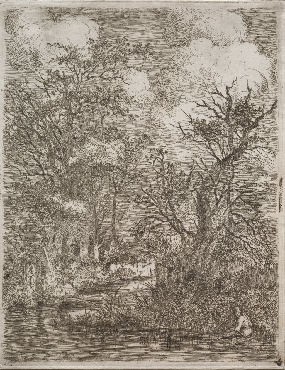 Tył młynów autorstwa John Crome