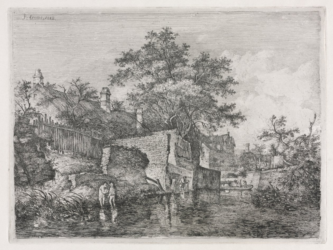 Front Nowego Młyna, 1813. autorstwa John Crome