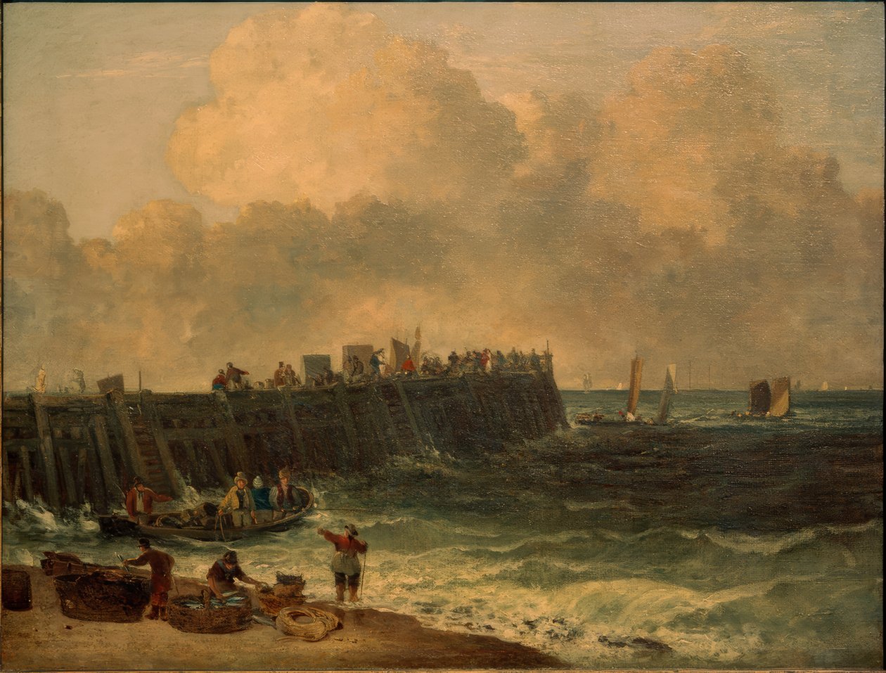 Molo w Yarmouth autorstwa John Crome