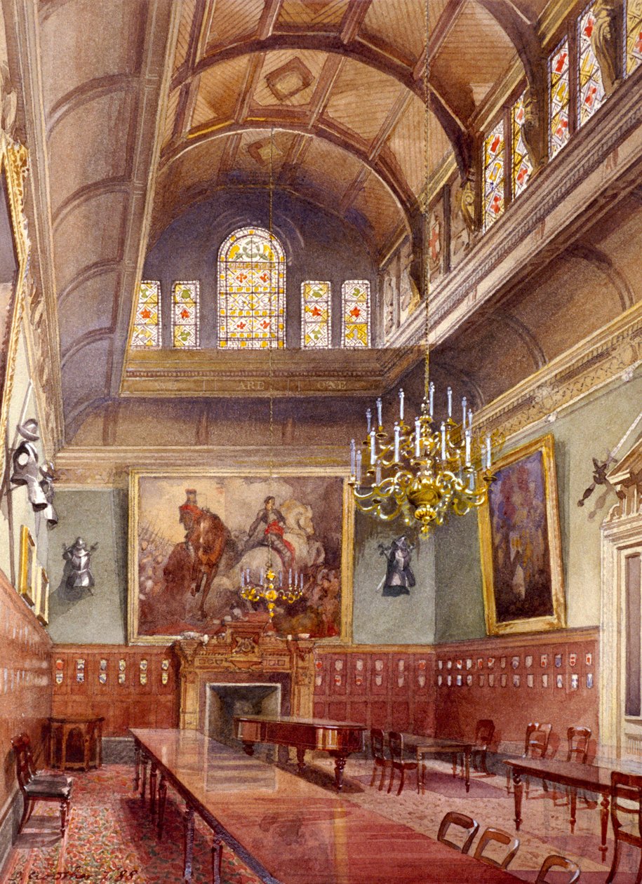 Sala Płatnerzy i Brasierów, Londyn, 1888 r. autorstwa John Crowther