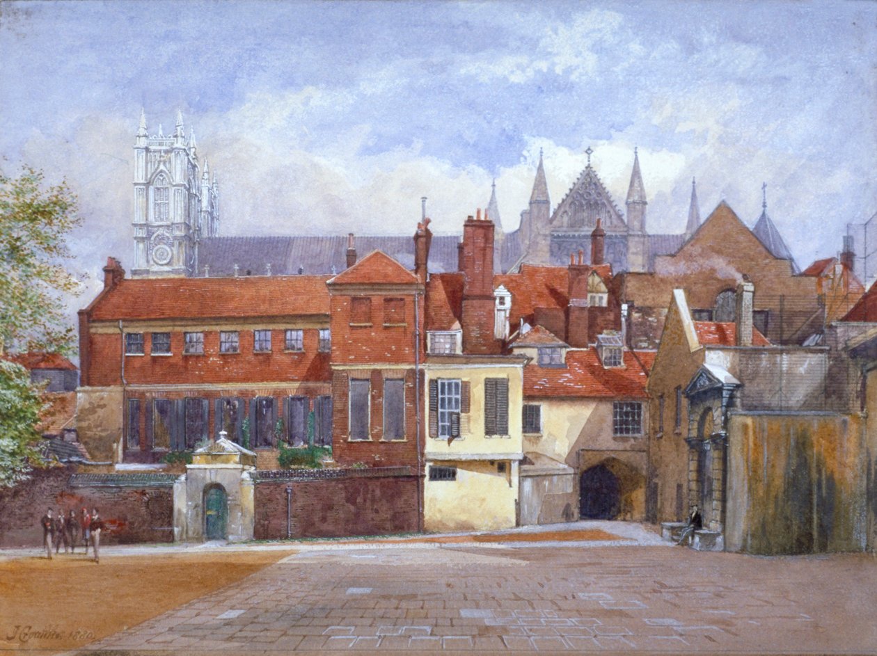 Ashburnham House, Westminster, Londyn, 1880 autorstwa John Crowther