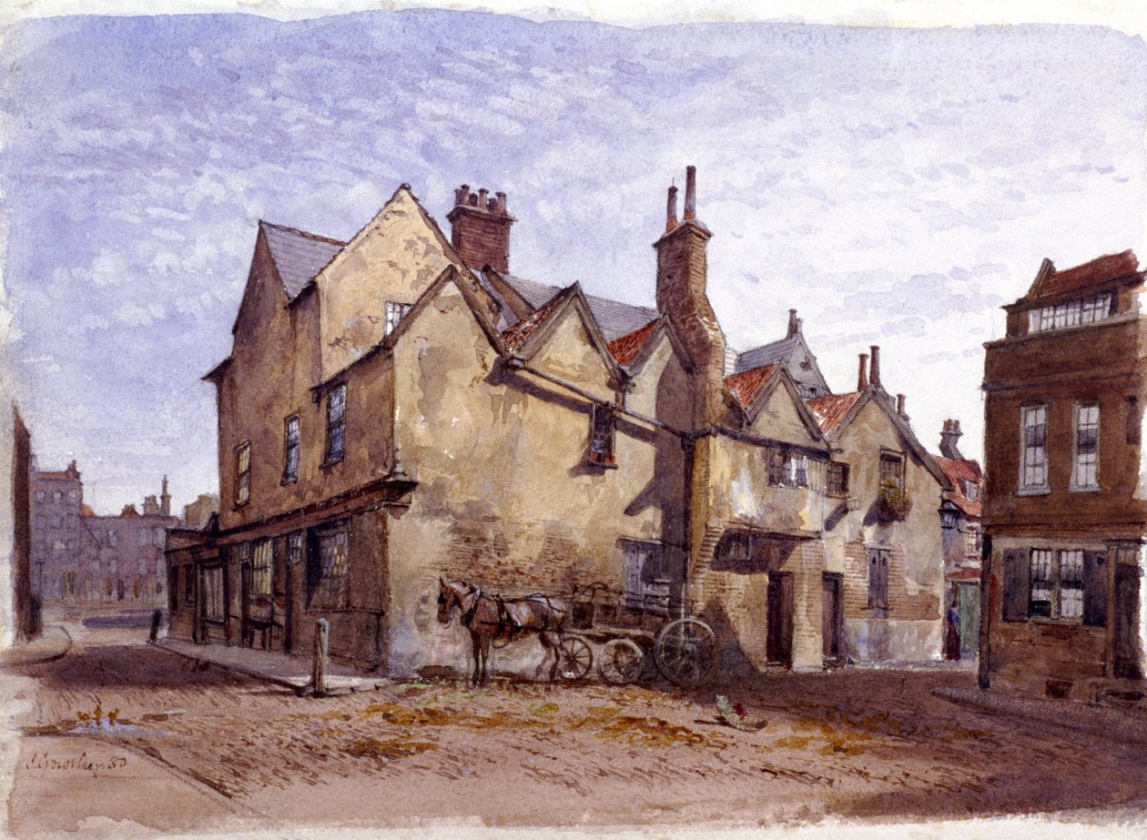 Cromwell House, Smithfield, Londyn, 1880 autorstwa John Crowther