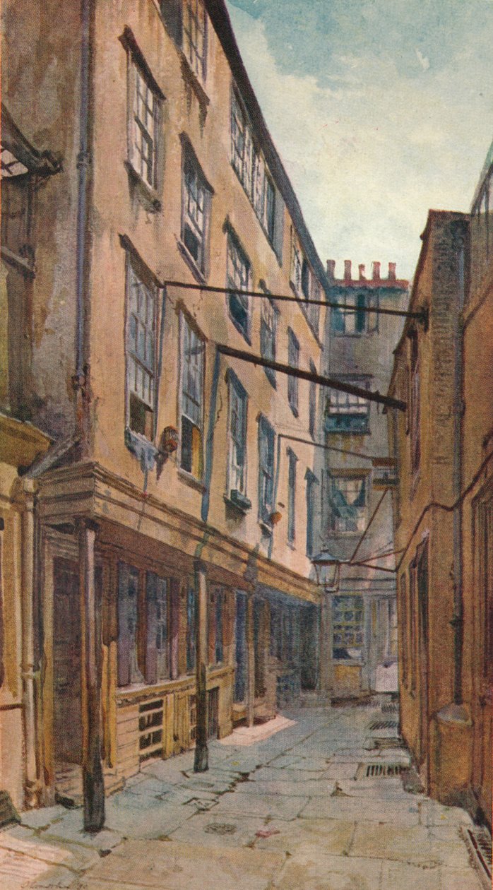 Golden Buildings, Strand, Westminster, Londyn, ok. 1880 1926 autorstwa John Crowther