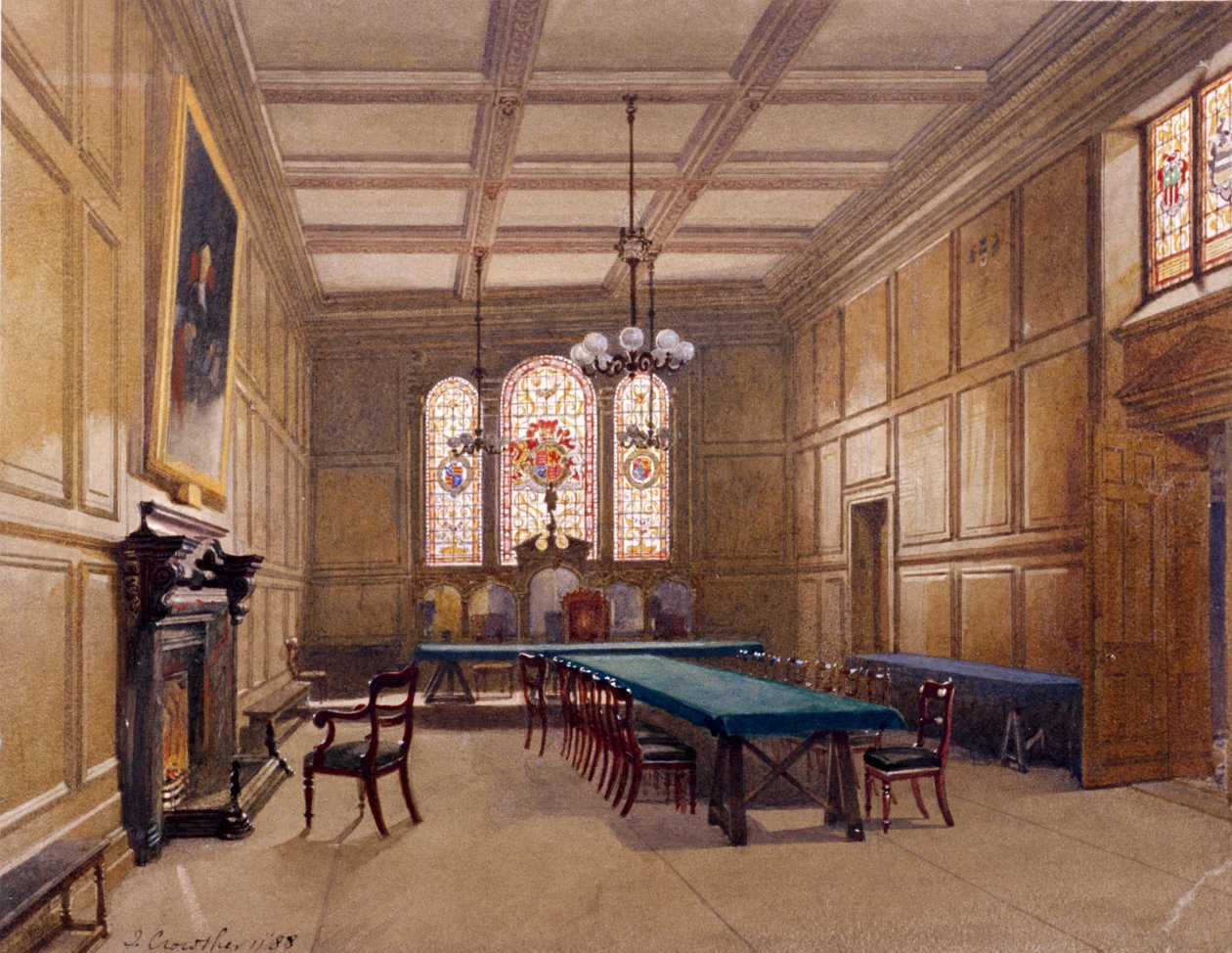 Sala Karczmarzy, Londyn, 1888 r. autorstwa John Crowther