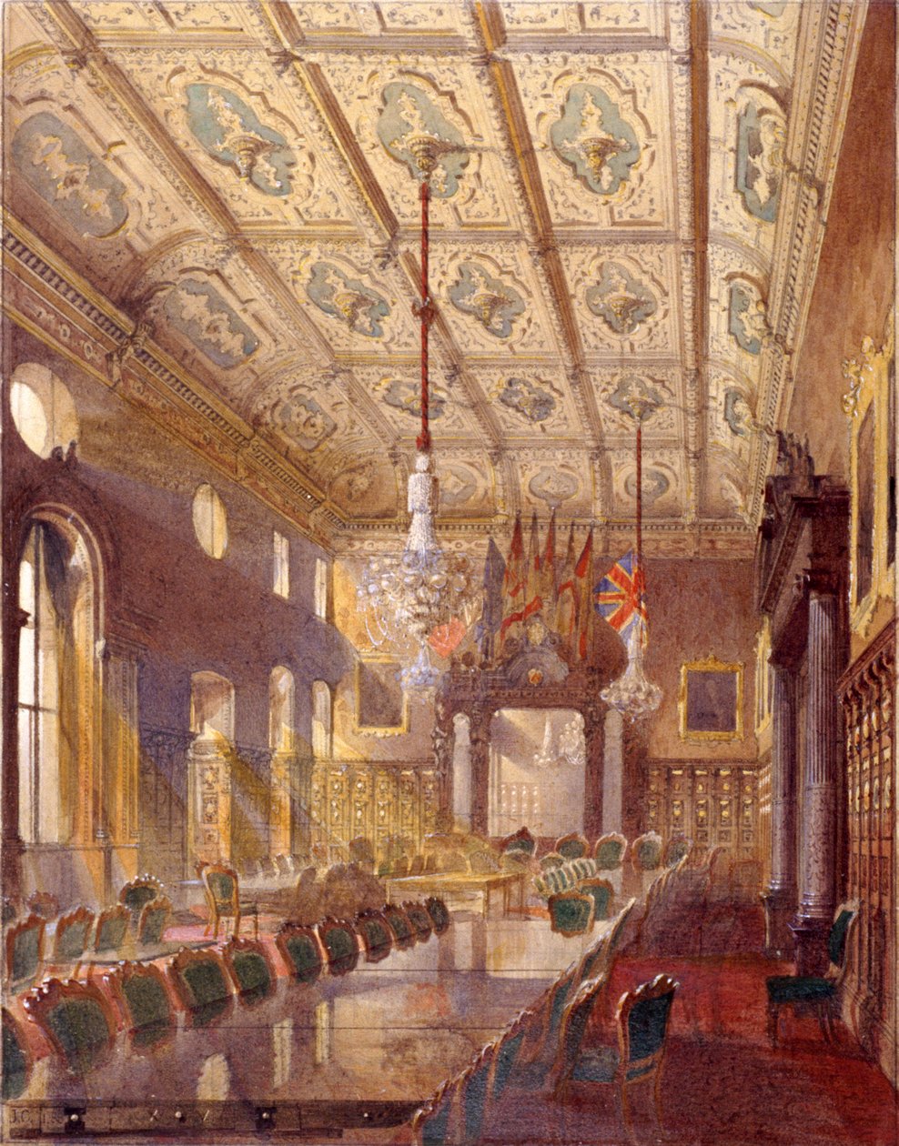 Ironmongers Hall, Londyn, 1888 autorstwa John Crowther