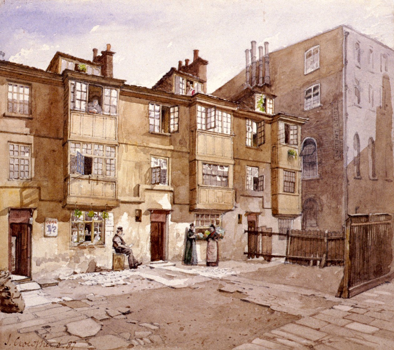 Aleja Pawła, Australia Avenue, Londyn, 1887 autorstwa John Crowther