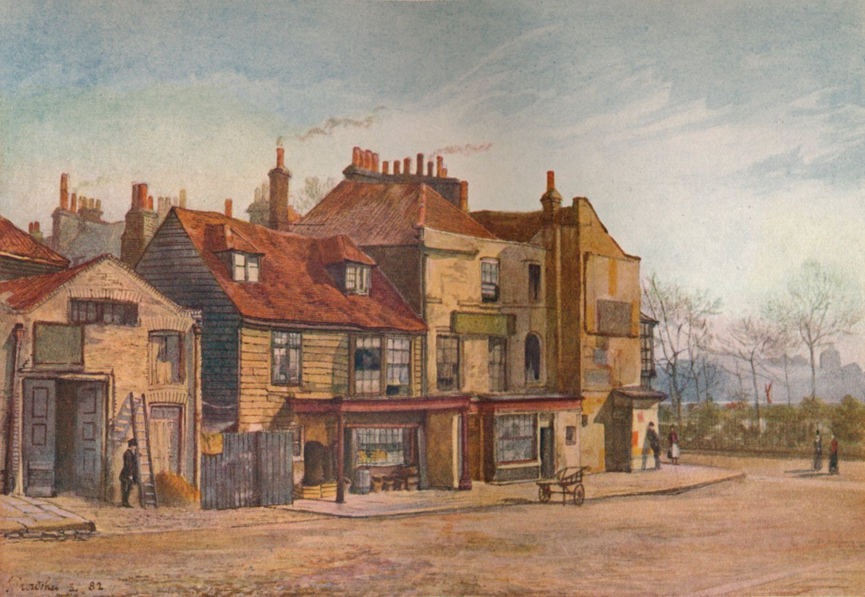 Widok na Lawrence Street, Chelsea, Londyn, 1882 autorstwa John Crowther