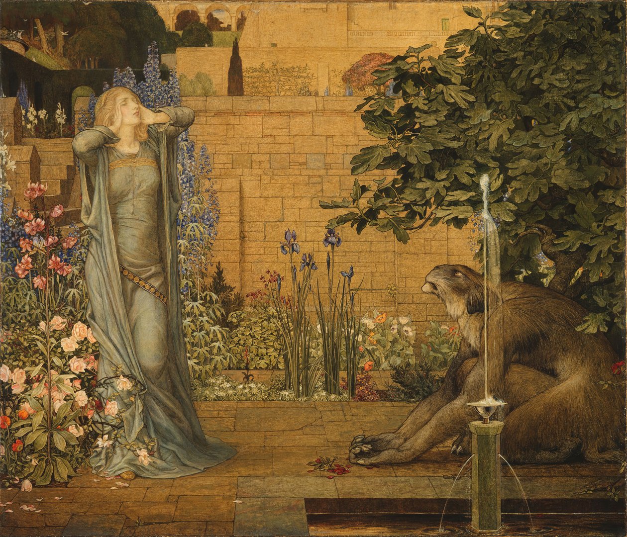 Piękna i Bestia, 1904. autorstwa John Dickson Batten